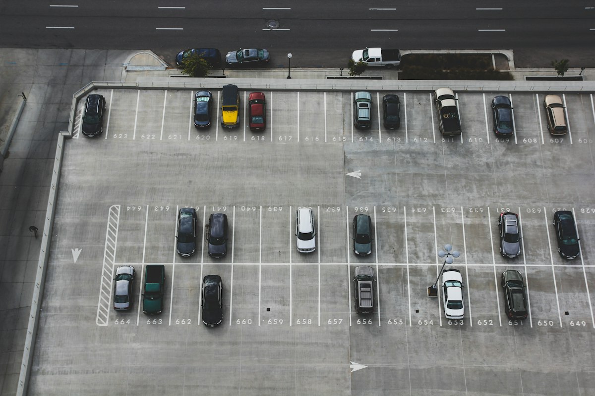 Dedicated parking area at Ashram Restro